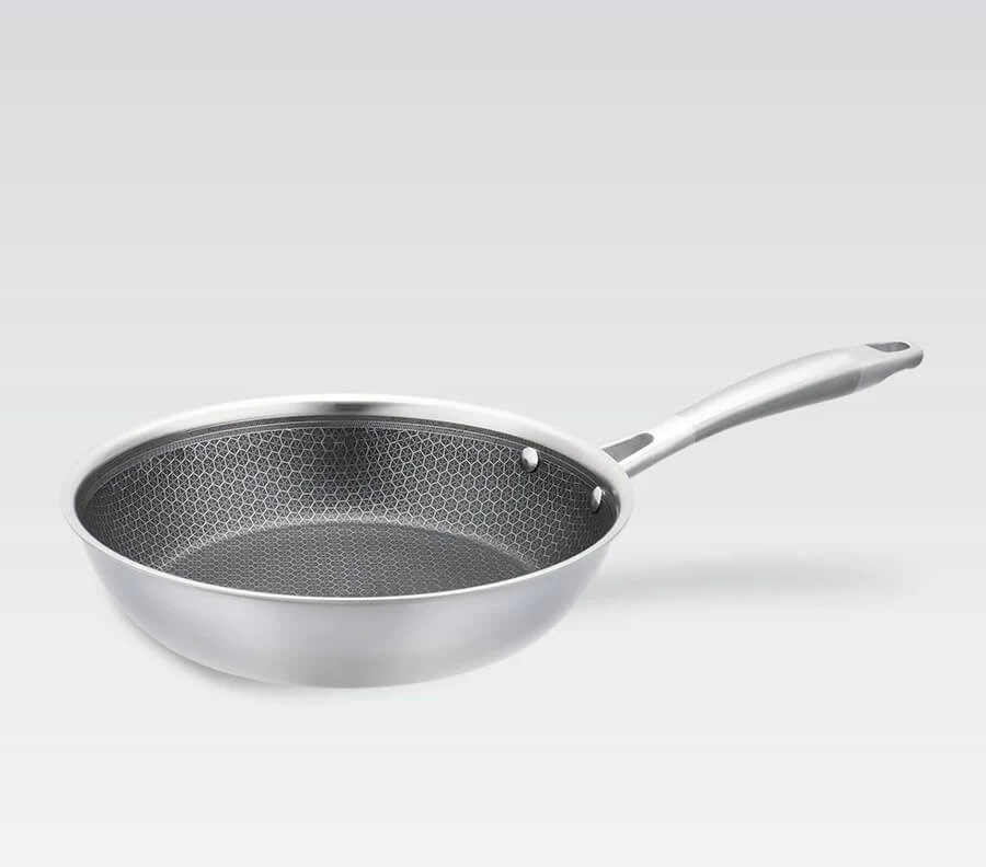 Profesionalna ponev Maestro MR-1224-28, 28 cm, srebrna