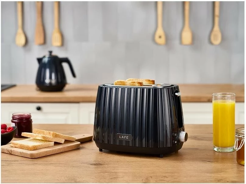 Toster, 2 reže, 1080 W, črn - Lafe Modern PRO
