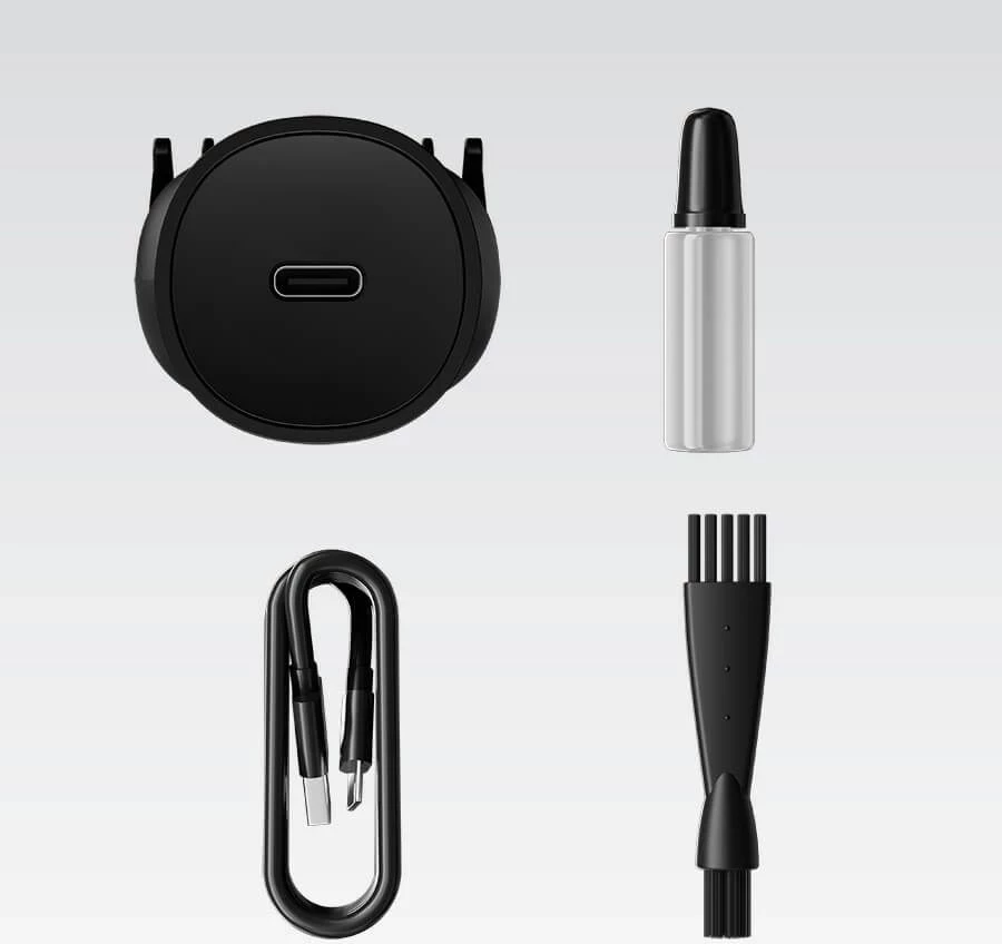 Makinica za britje Maestro MR-641, brez kabla, 1200 mAh, črna