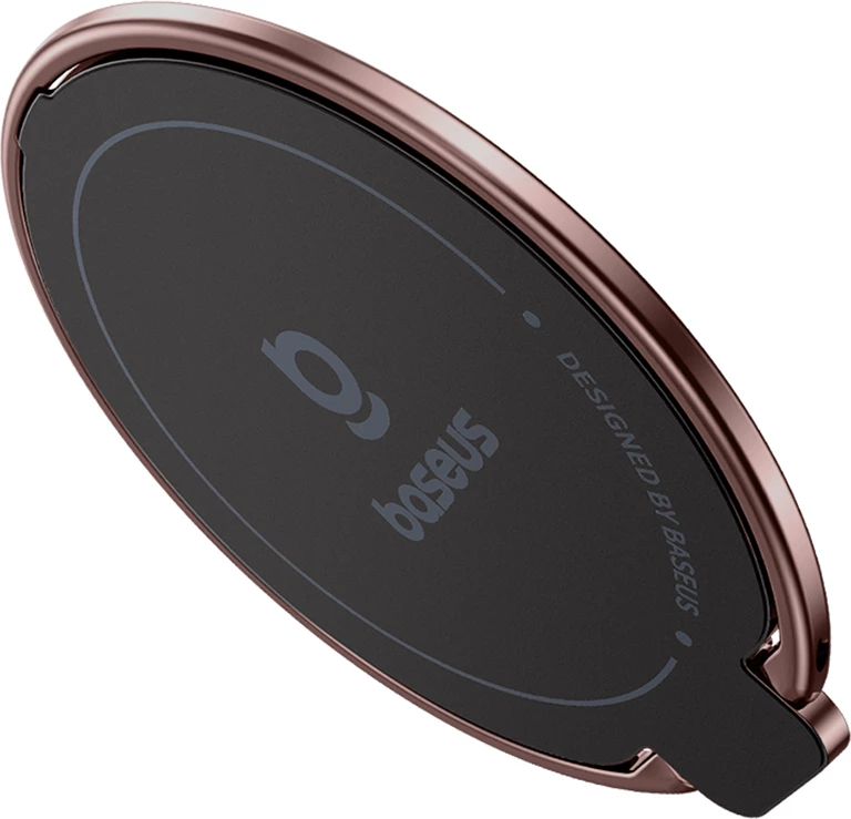 Magnetni ovitek za telefon z nosilcem za MagSafe, Baseus MagPro II, rdeče-zlata