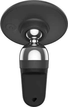 Magnetski nosilec za pametni telefon za zračnik avtomobila Baseus C01 Overseas Edition, črn