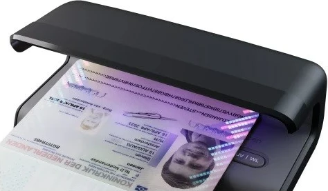 Tester bankovcev SAFESCAN 75 LED UV, siv