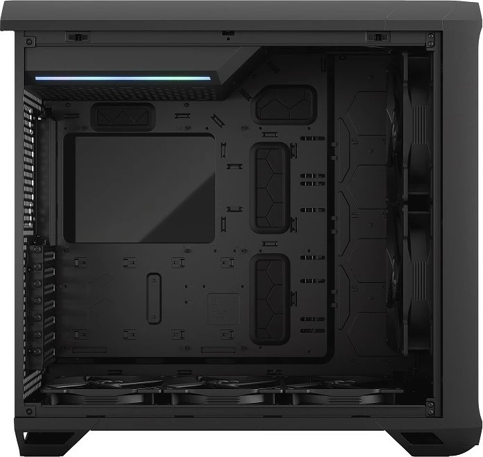 Računalniško ohišje Torrent Black TG Light Tint Fractal Design, ATX, kaljeno steklo, črn