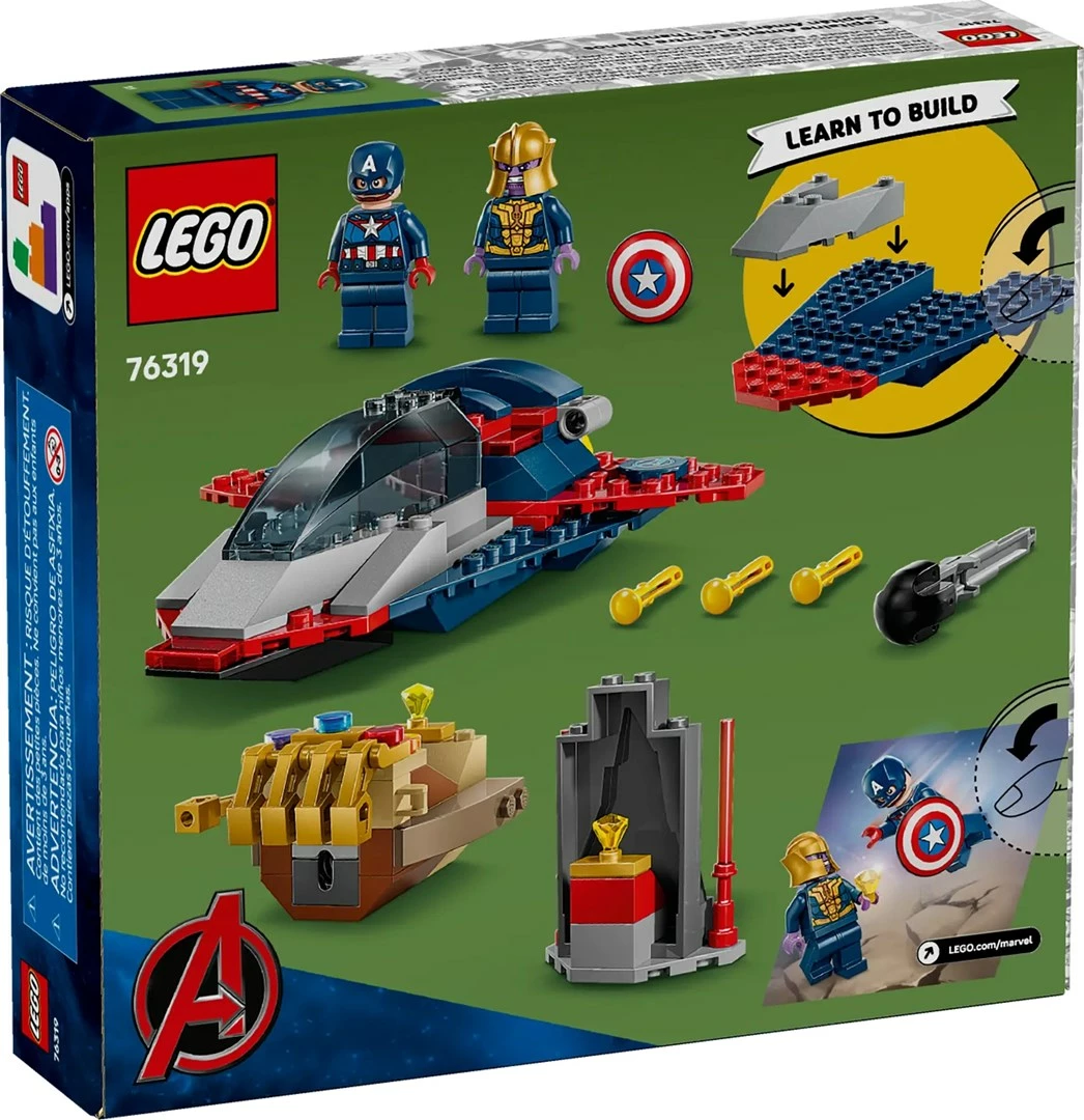 Set LEGO Marvel »Captain America proti Thanosu« 76319, 107 kosov