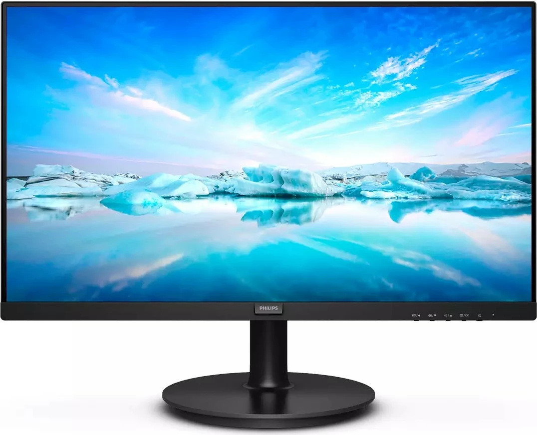 Monitor, 21,5-palčni Full HD LCD, Philips V Line 222V8LA/00, črn