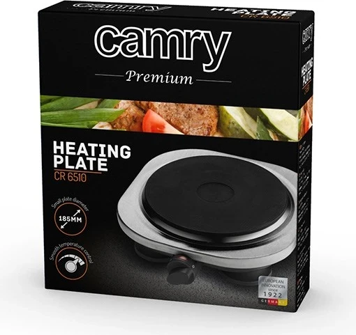 Električna kuhalna plošča Adler CAMRY CR 6510, črna/siva