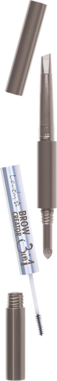 Svinčnik za obrvi 3 v 1 Lovely Brow Creator 01, 1 kos