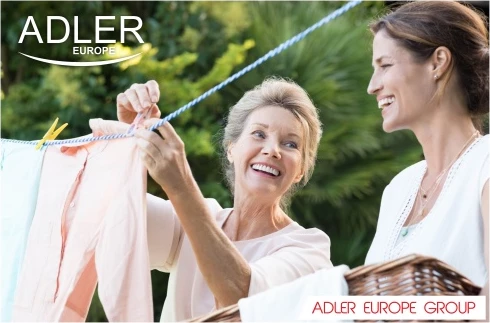 Mini pralka Adler AD 8051, 3 kg pranje, 1 kg ožemanje, program 15 min, bela/modra