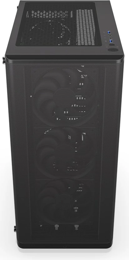 Računalniško ohišje Ventum 200 Air Endorfy, Midi Tower, ATX, kaljeno steklo, črno