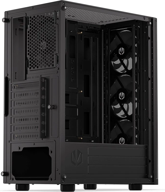 Kasa Endorfy Ventum 200 ARGB, črna