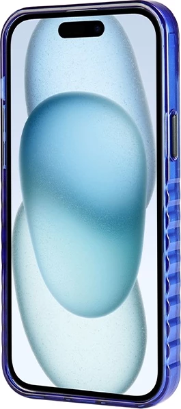 Ovitek z motivom in logotipom Audi IML, MagSafe za iPhone 15 Plus / 14 Plus, modra