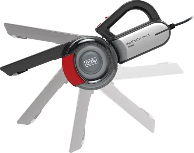 Ročni sesalnik za avto Black & Decker PV1200AV, rdeče/siv