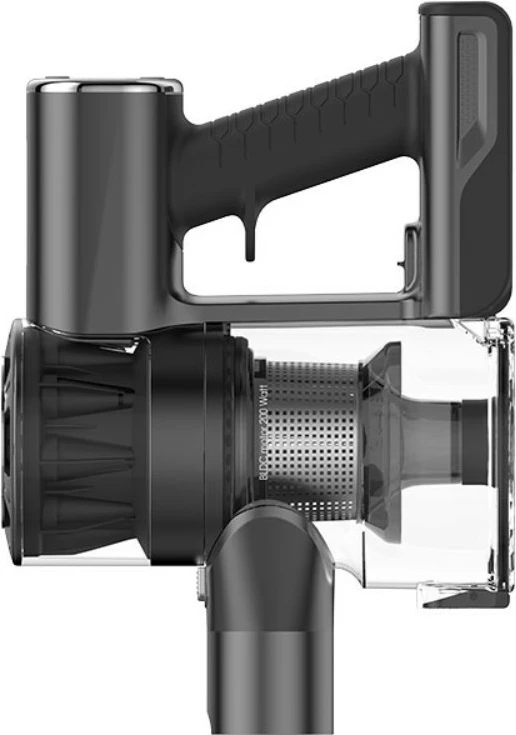 Pokončni brezžični sesalnik Lafe PowerGlide 200W BLDC, 22 kPa, 0,5 L, do 35 min, 2200 mAh, črn