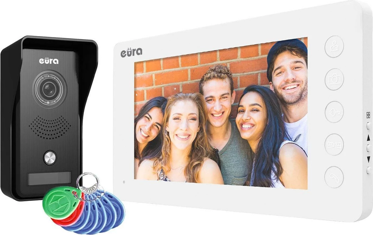 Video-interfon, bel monitor Eura VDP-76A3
