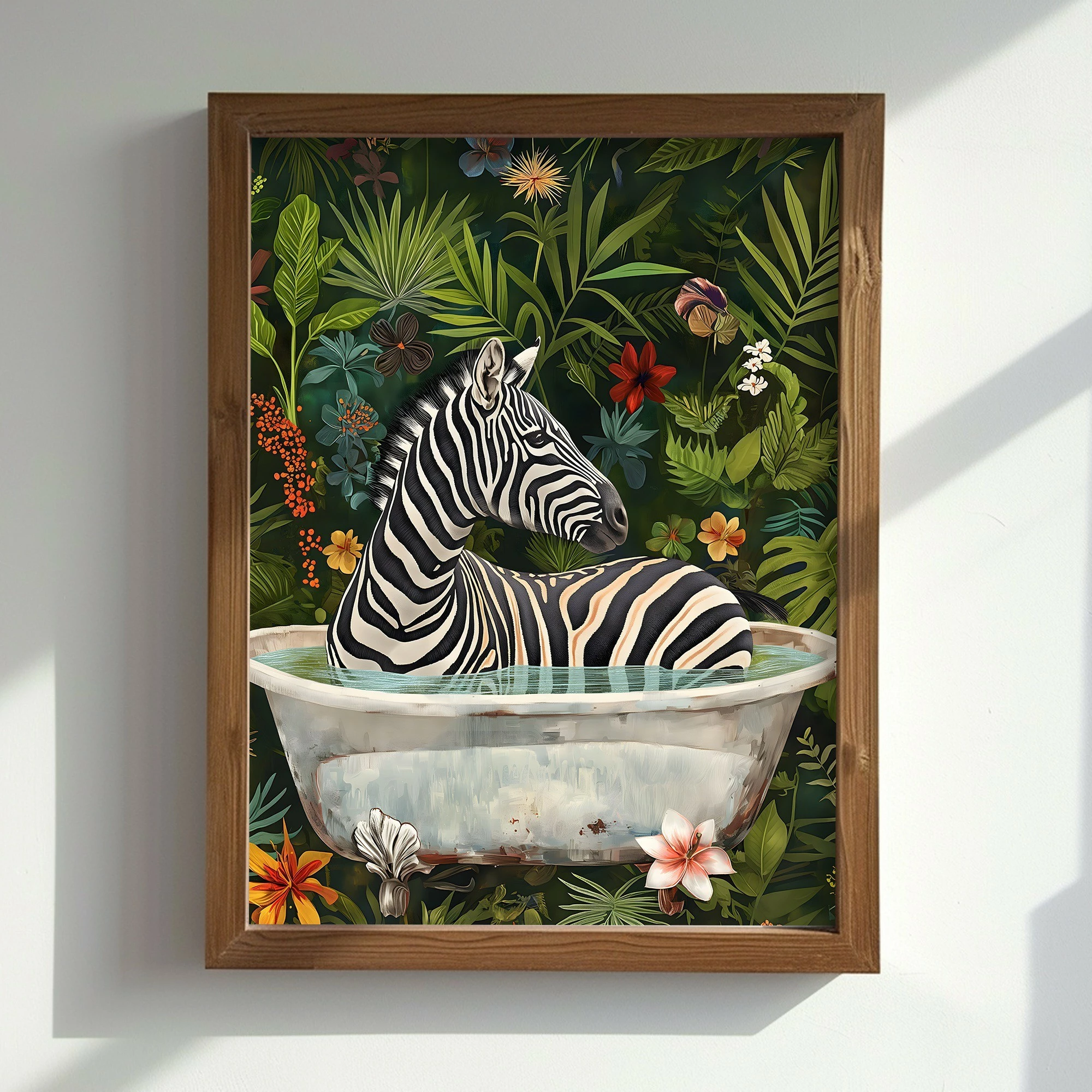 Dekorativna slika z MDF okvirjem, večbarvna, AI180, 35x47x3,5 cm