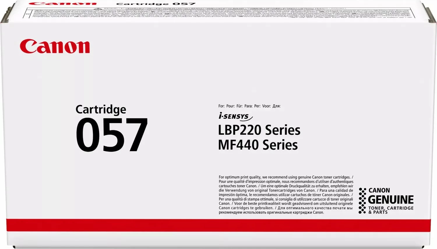 Toner, Canon 057, 3100 strani, črno, 1 kos