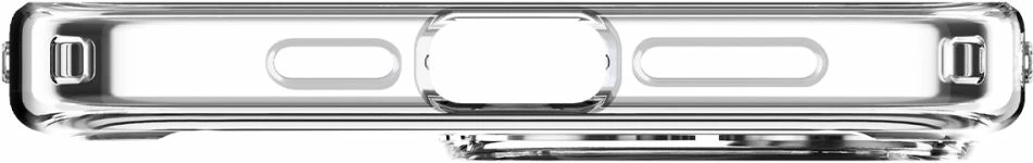 Prozoren ovitek z MagSafe Spigen Ultra Hybrid Mag za iPhone 15 Pro Max, grafit