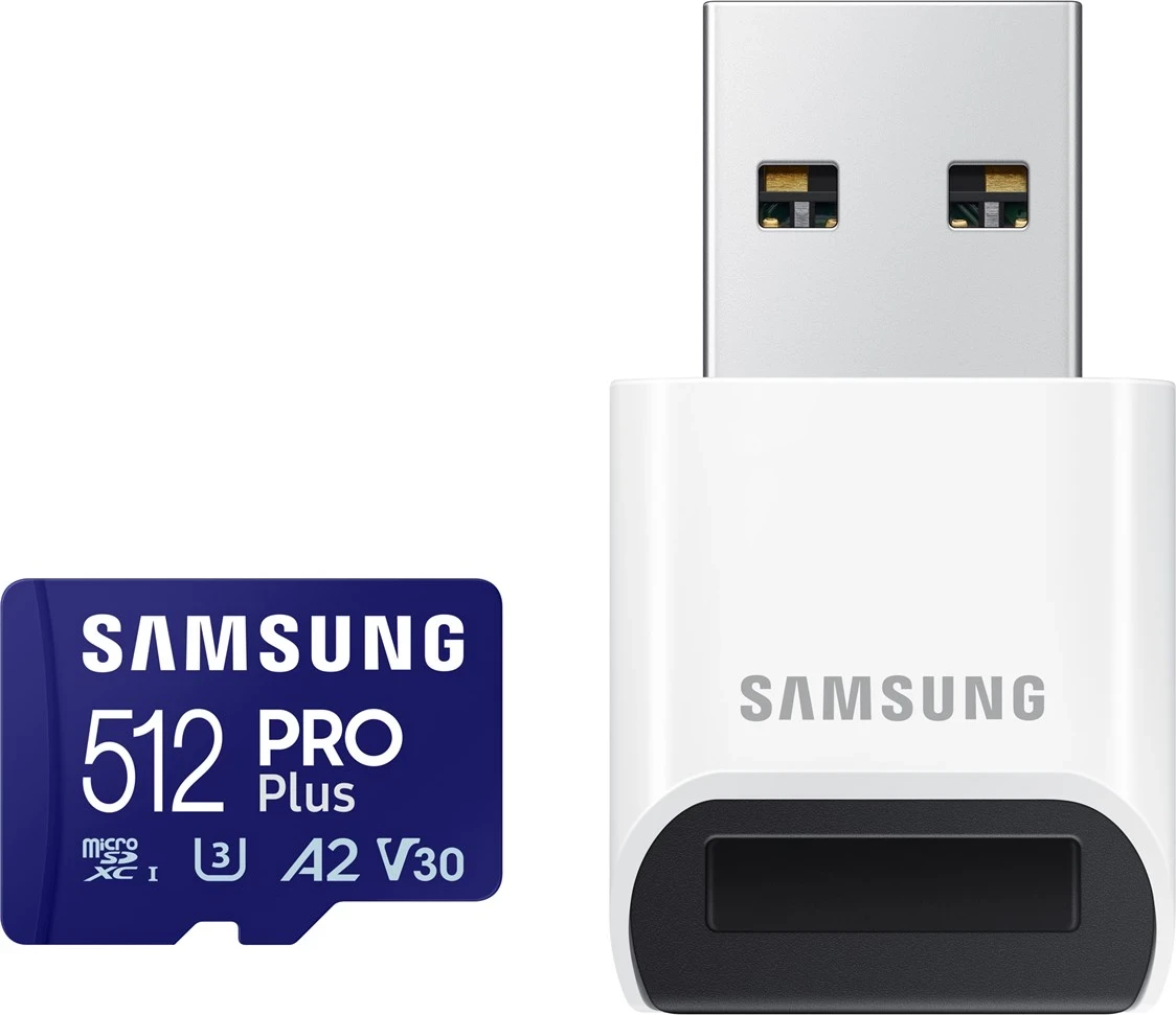 Kartica pomnilnika PRO Plus microSD, Samsung, 512 GB, modra