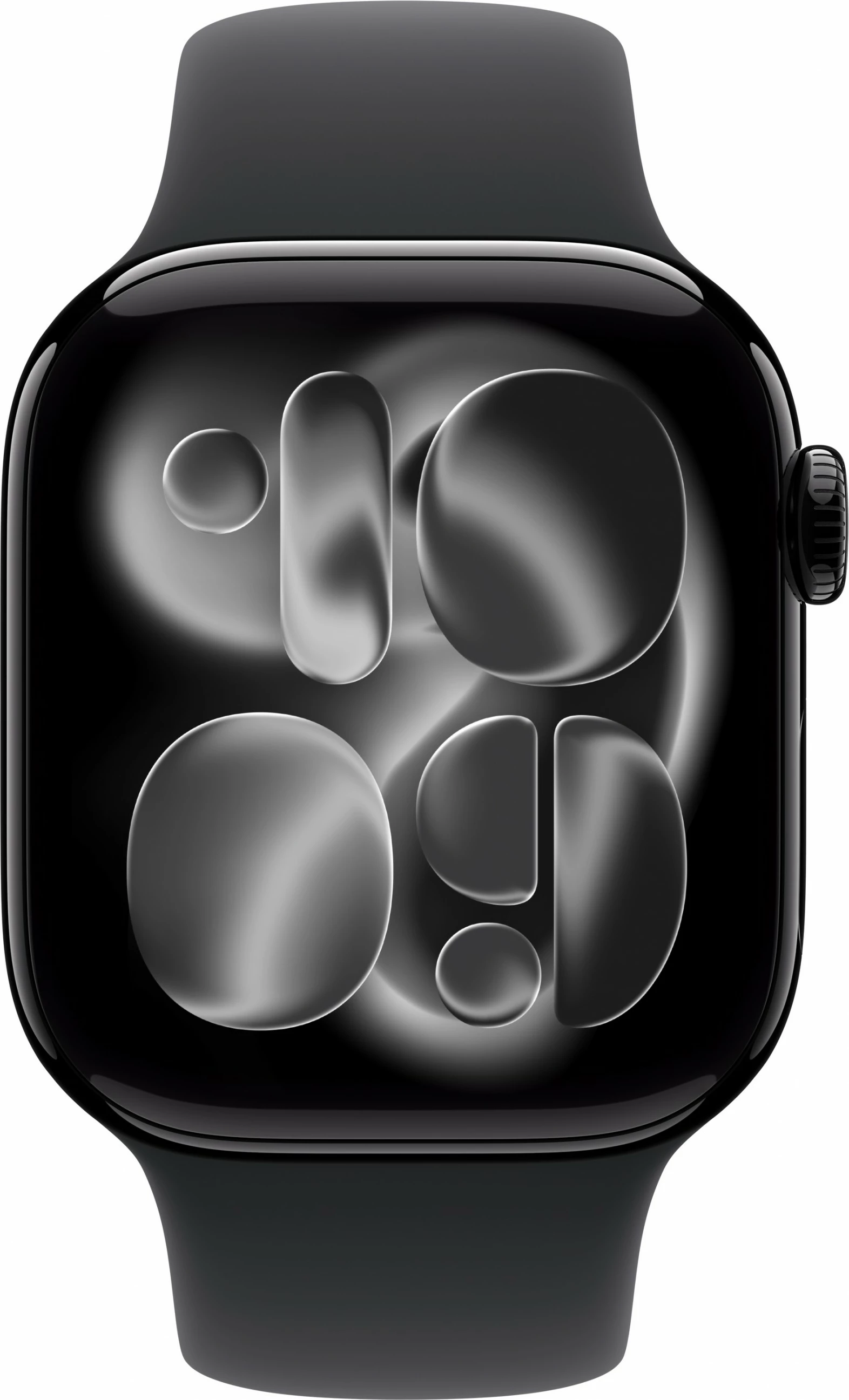 Pametna ura, aluminij, 42 mm, diamantno črna, športni pašček črn M/L Apple Watch S11