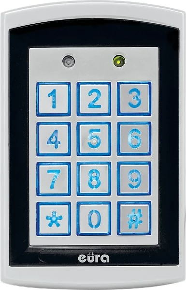 Varnostna tipkovnica eura AC-20C7, elektronska, siva