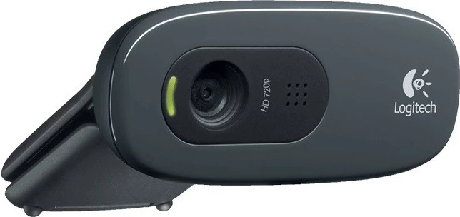 Spletna kamera Logitech C270, HD 720p, USB, črna