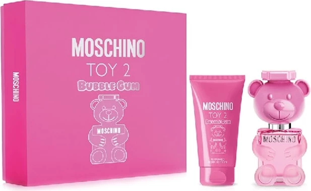 Dišeči set za ženske: Eau de Toilette 30 ml in balzam za telo 50 ml, Moschino Toy 2 Bubble Gum