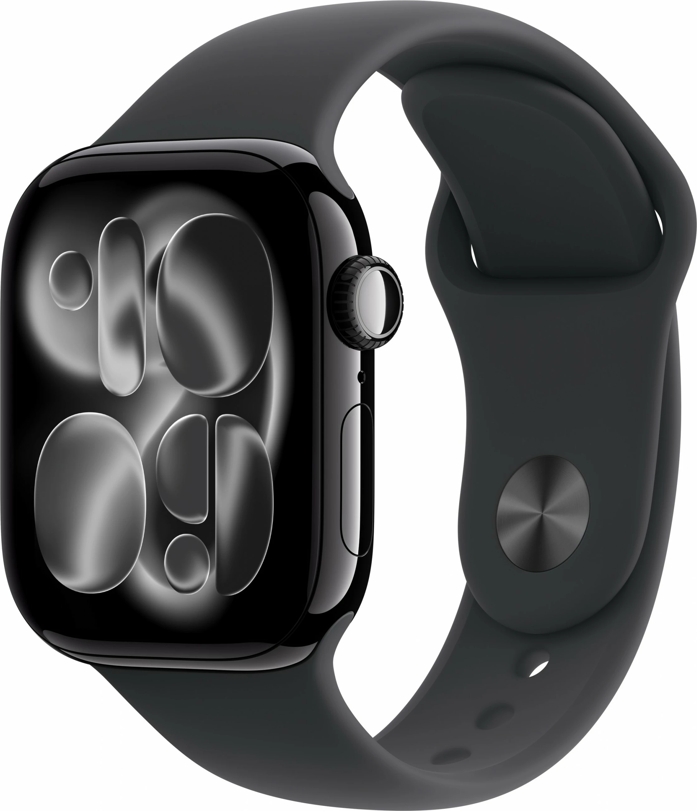 Pametna ura, aluminij, 42 mm, diamantno črna, športni pašček črn M/L Apple Watch S11