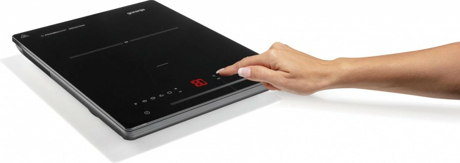 Indukcijska kuhalna plošča, 1 cona, 2000 W, črna Gorenje ICY2000SP