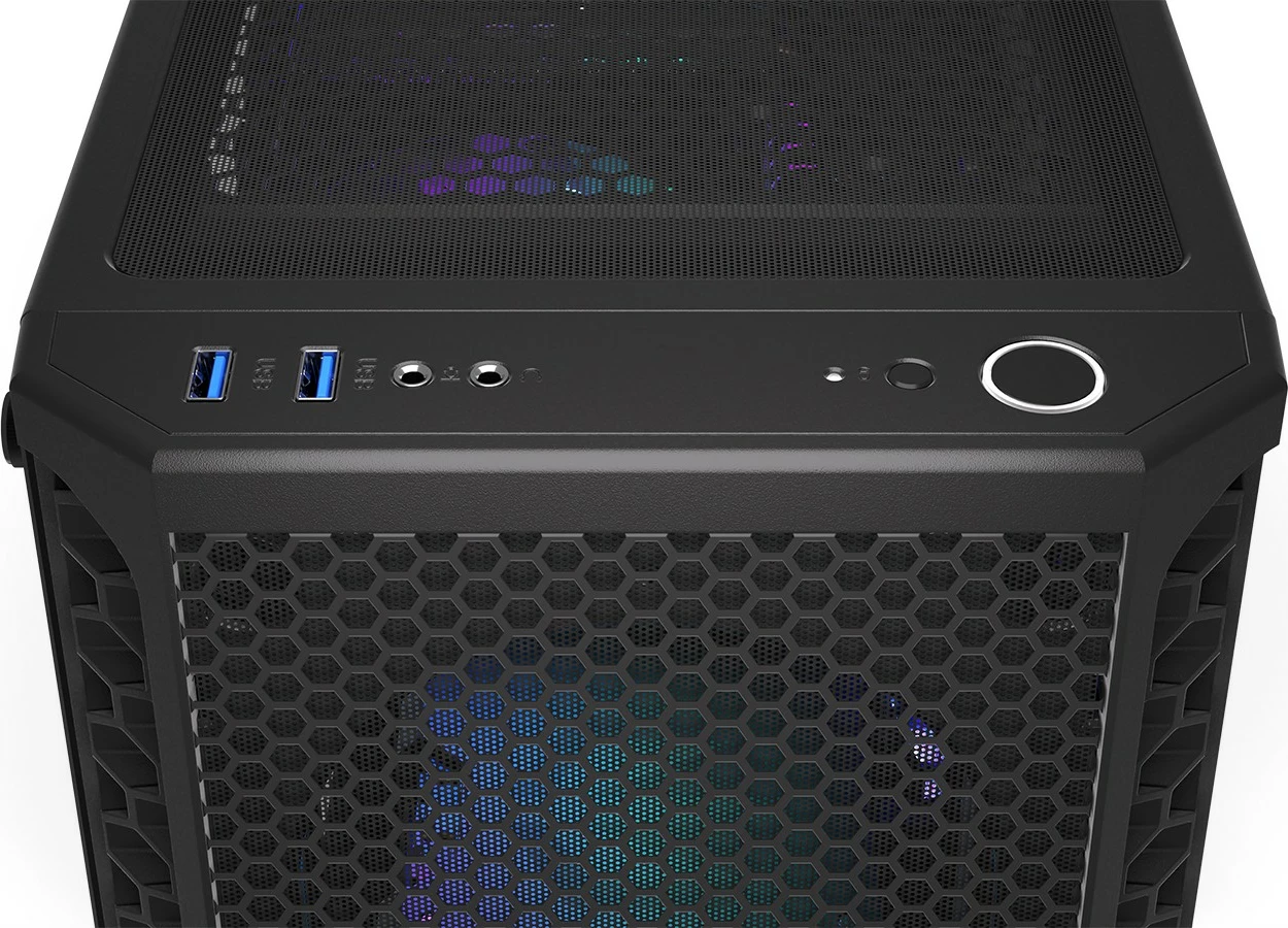 Midi tower ohišje s kaljenim steklom Endorfy Signum 300 Core, črna