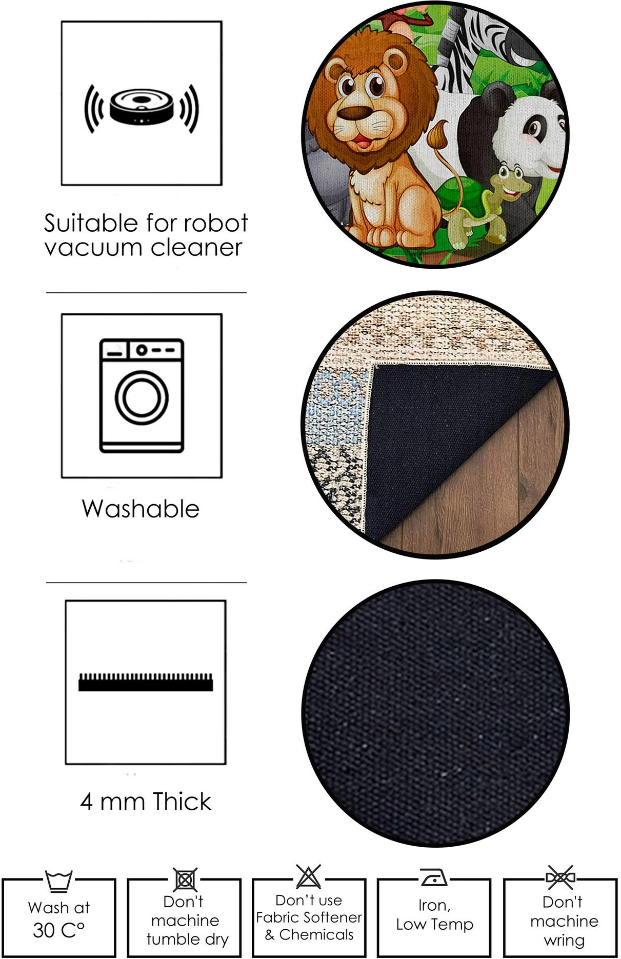 Preproga Conceptum Hypnose, bela, 80 x 150 cm, Woopamuk017