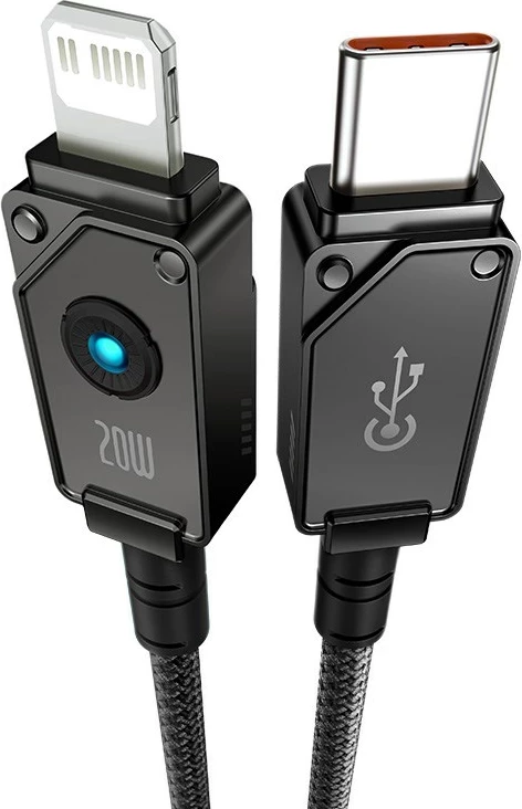 Kabel Unbreakable Baseus, 2 m, 20 W, črn