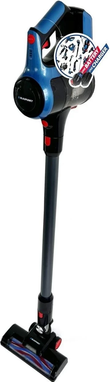 Vertikalni brezžični sesalnik brez vrečke Blaupunkt VC6010, črno-modra