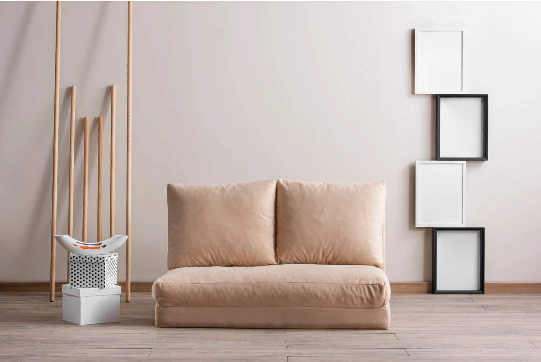 Dvo-osedna raztegljiva sedežna garnitura Atelier del Sofa Taida, kremna