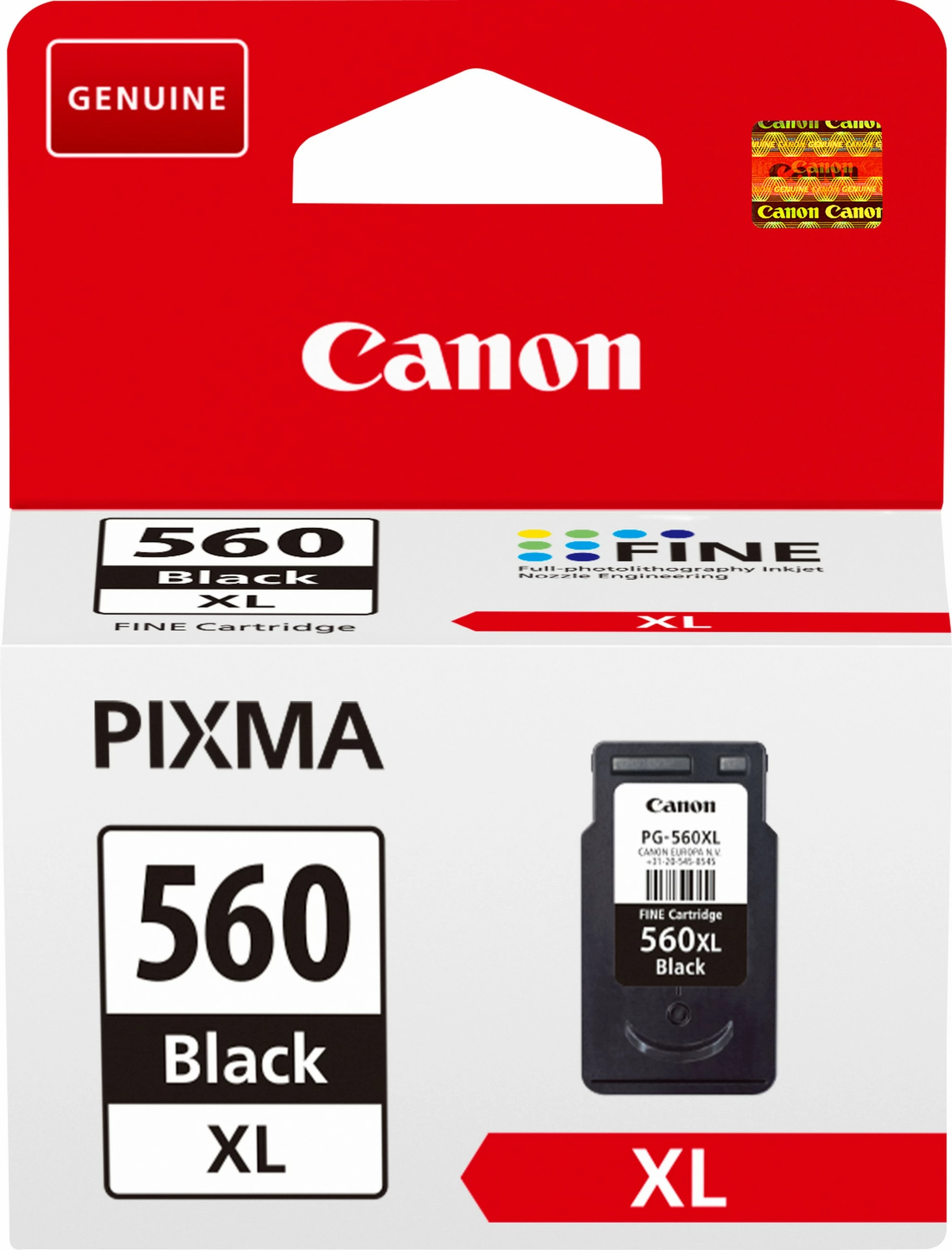Toner z visoko zmogljivostjo Canon PG-560XL, 14.3 ml, 400 strani, črn
