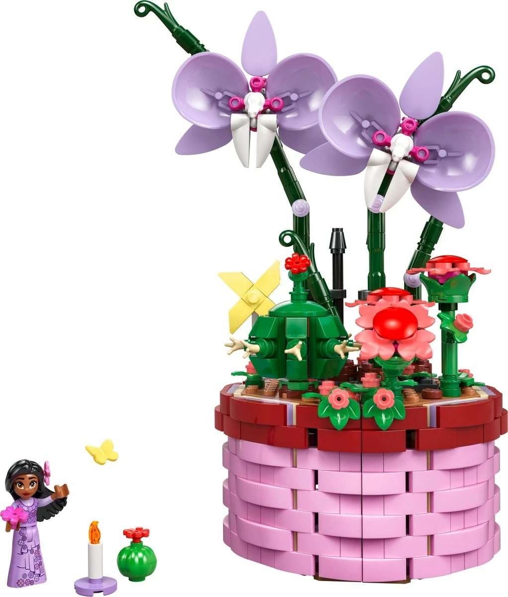 Gradbeni set Encanto Isabeli Flowerpot, LEGO 43237, 641 kosov, za otroke, plastika