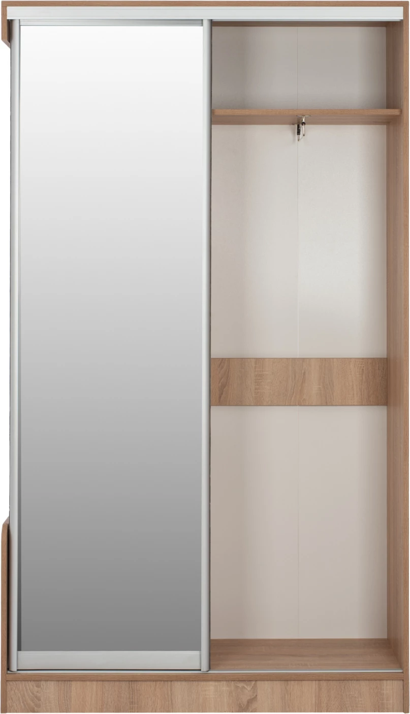 Pohištvo za vhod s premično omaro in ogledalom sonama FH2424 120x45x210 cm