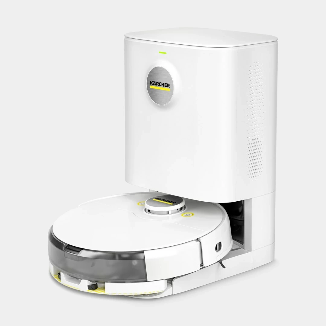 Sesalna postaja za robotski sesalnik Kärcher RCV 5, bela