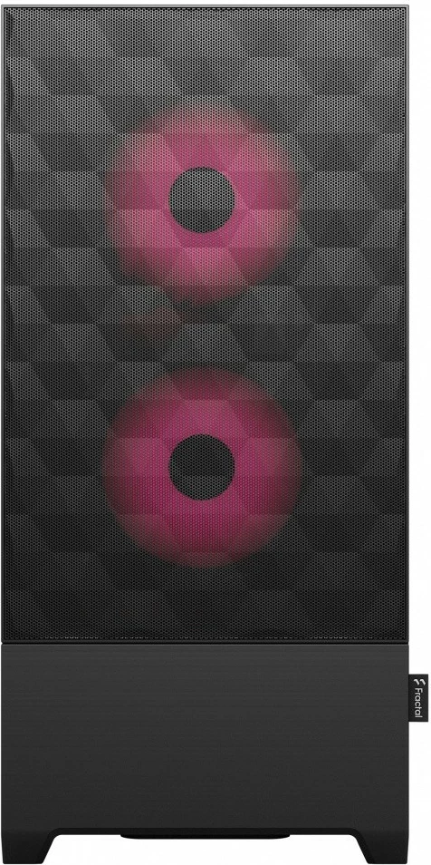 Računalniško ohišje Midi Tower Pop Air Core TG Clear Tint RGB, Fractal Design, ATX, Micro ATX, Mini ITX, črno/magenta