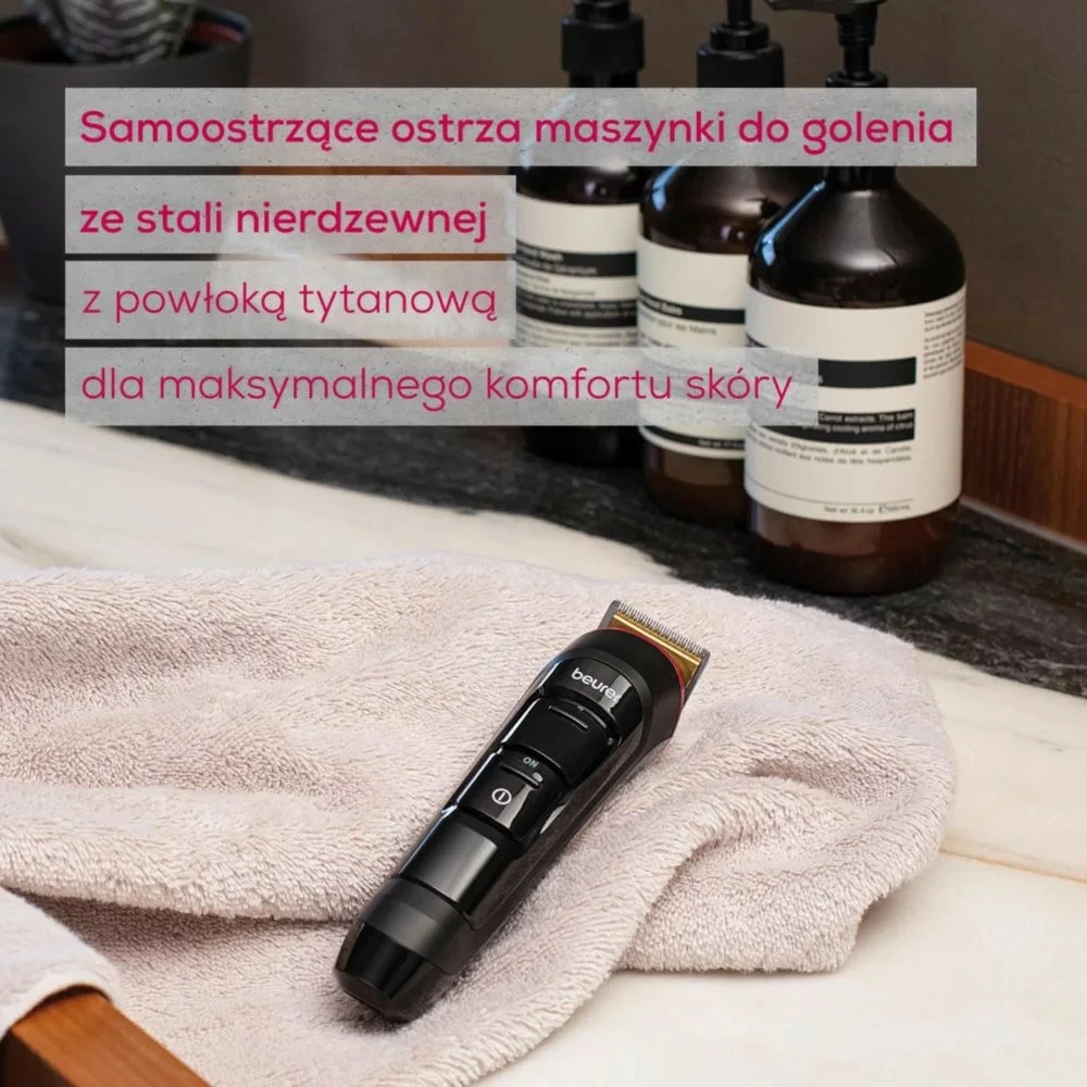 Pripomoček za britje brade Beurer MN4X, črn