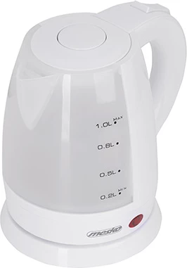 Električni grelnik vode Adler MS1276, 1,0 L, 1350–1600 W, plastika, bel