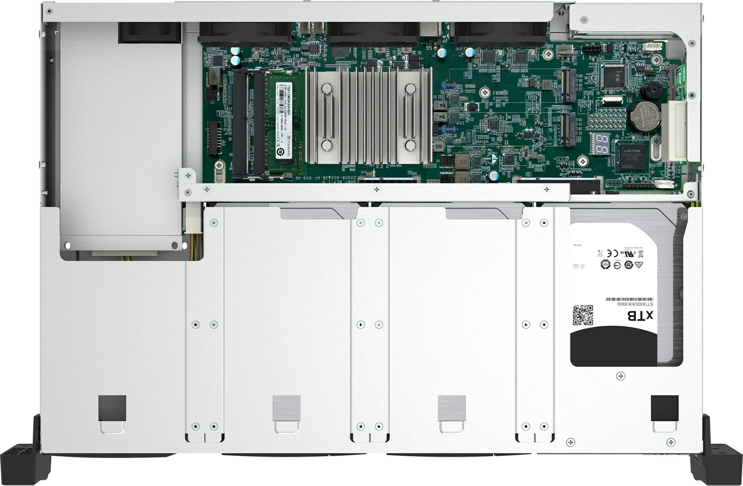 NAS strežnik za shranjevanje QNAP TS-855eU-8G, 2U, 8x2.5"/3.5" SATA, Intel Atom C5125, 8 GB RAM, 2x2.5GbE, črn