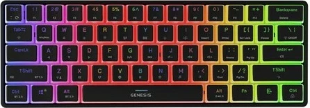 Mehanska tipkovnica Genesis Thor 660 G2 RGB, Gateron Brown, črna