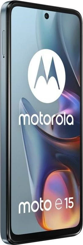Telefon, 6,67" Motorola Moto e15, Android 14 Edition Go, 4G, Dual SIM, 2 GB RAM, 64 GB, Misty Blue