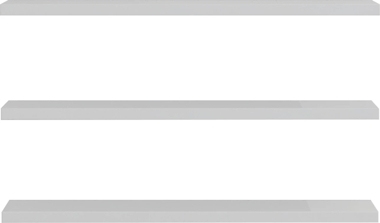 Stenske police CASSIUS FH8966.11 melamin v beli barvi 60x14,5 cm