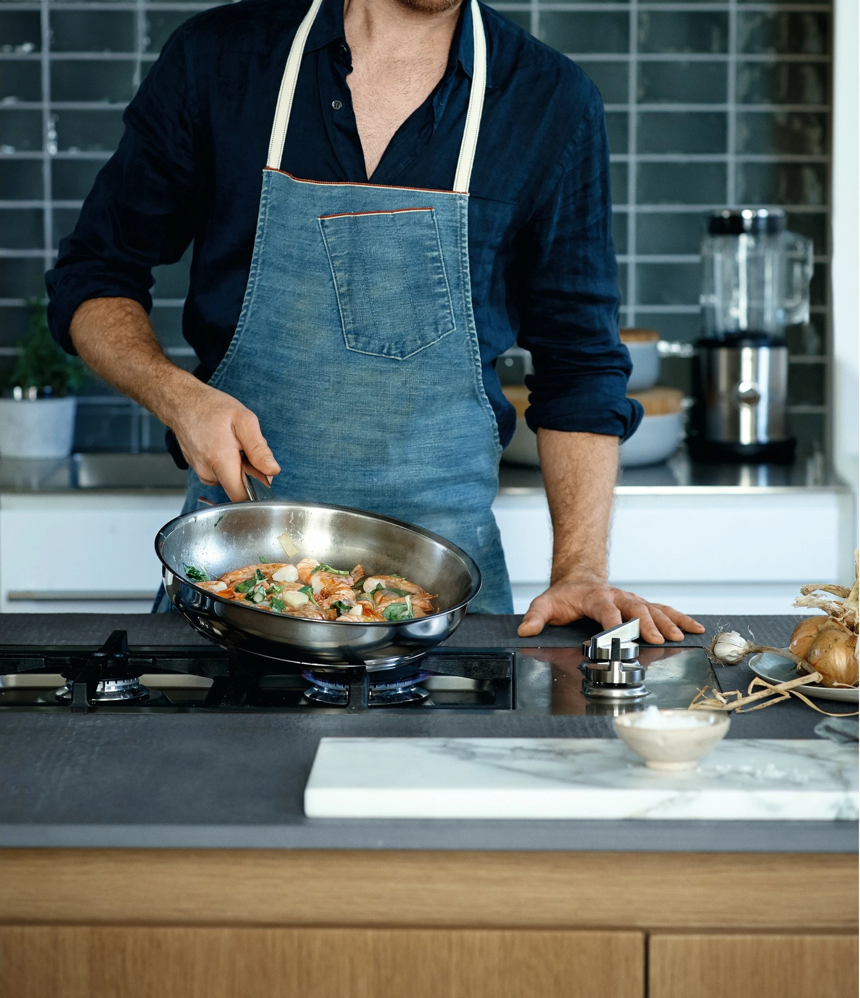 Ponev iz nerjavnega jekla 24 cm WMF PROFI-PFANNEN