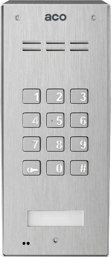 Panel za površinsko montažo z kombinacijsko kodo ACO FAM-P-ZSACC, kovinski