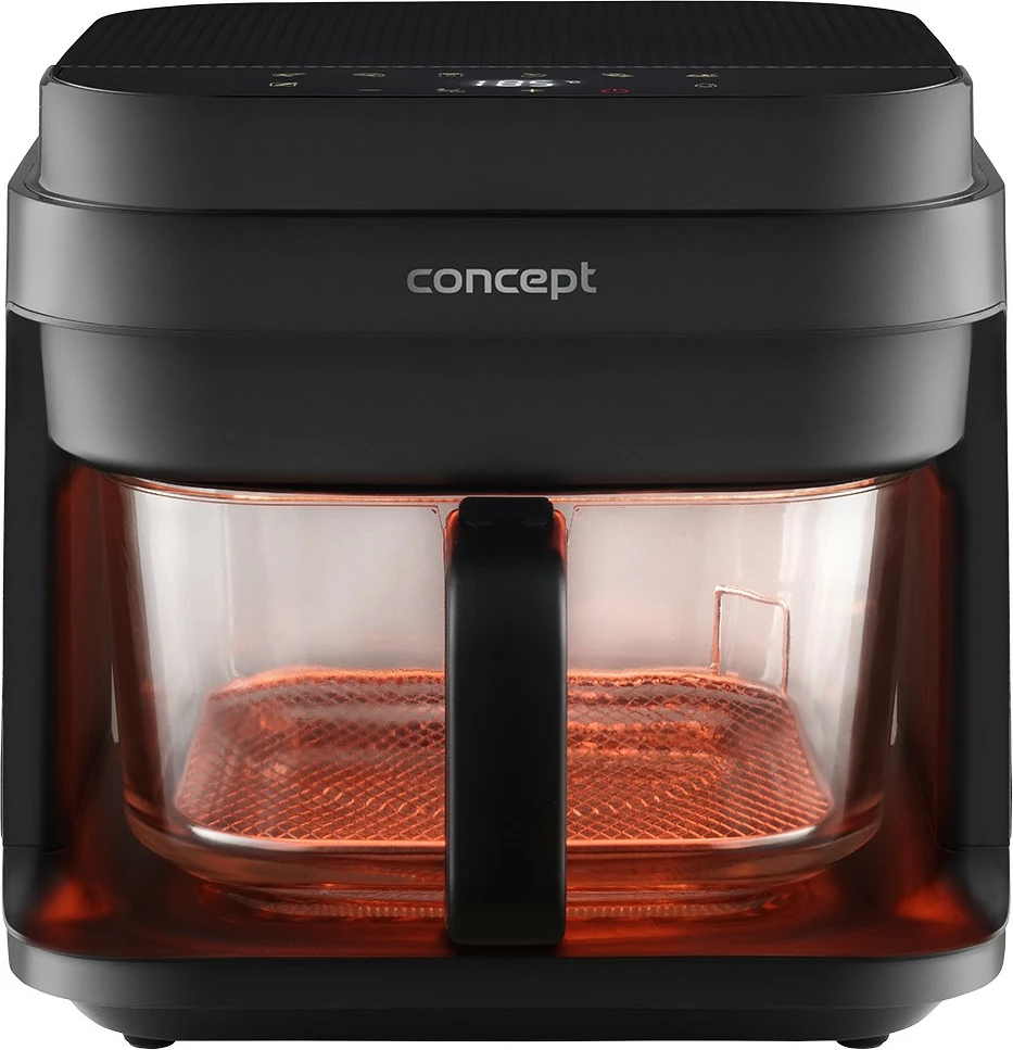 Friteza na vroč zrak Concept FR5500, 5,5 L, črna