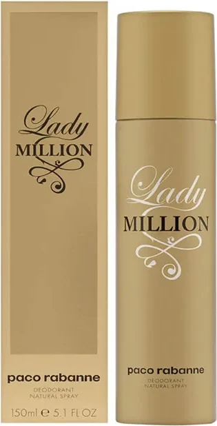 Dezodorant v razpršilu Lady Million, Paco Rabanne, 150 ml (unisex)