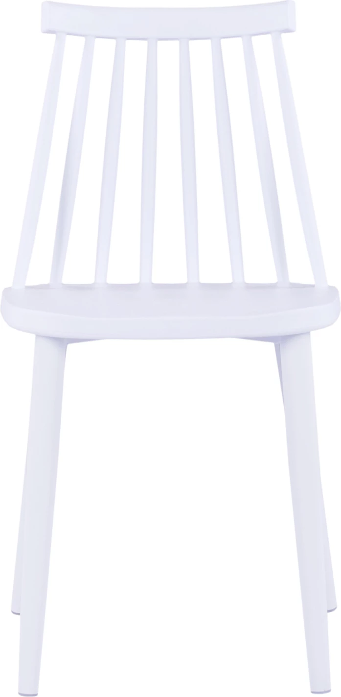 Jedilni stol FH8052.11 Vanessa bel z belimi kovinskimi nogami 43x46,5x82 cm, set 4 kosov