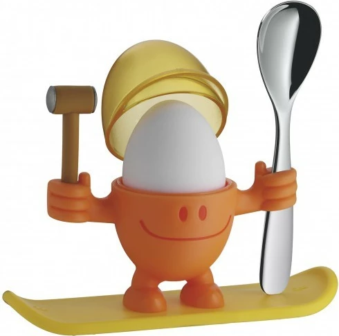 Držalo za jajca z žlico WMF McEgg, oranžno